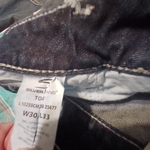 Silver Jeans Toni Denim Jean Shorts Size 30 NWOT - Picture 3 of 5